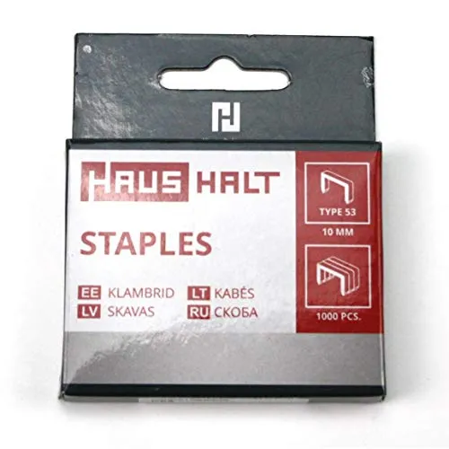 Tackerklammern 10mm Typ 53 Breite 11,2 mm Handtacker Klammer für Tacker 5000