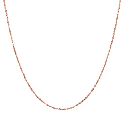 Glanzstücke München Damen Halskette aus rosévergoldetem 925/- Sterling Silber - Elegante Singapurkette in roségold, ideal für den täglichen Gebrauch. Verleiht jedem Outfit das gewisse Etwas.