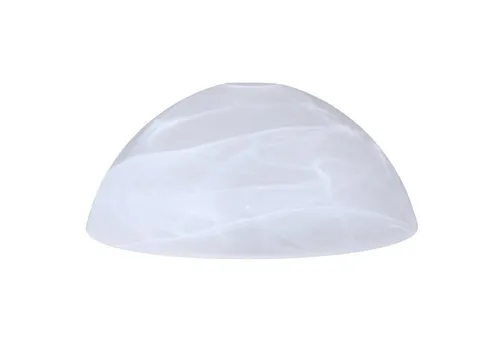 Lampenglas weiß 250mm - Alabaster Glas E27 Ersatzglas, vielseitig einsetzbar für individuelle Lampen-Designs