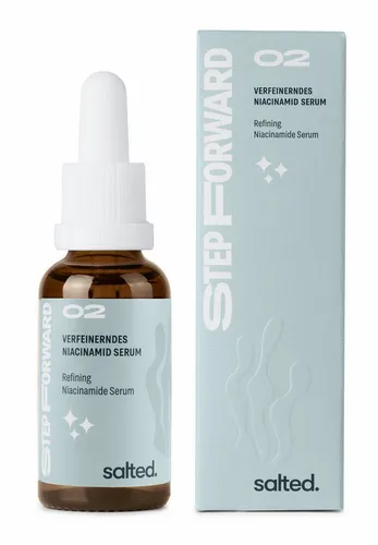 salted. Gesichtsserum Verfeinerndes Niacinamid Serum - Serum für alle Hauttypen, ohne Duft und ideal zur Verfeinerung des Hautbildes. Unterstützt die Reduzierung von Poren und Hautunreinheiten.