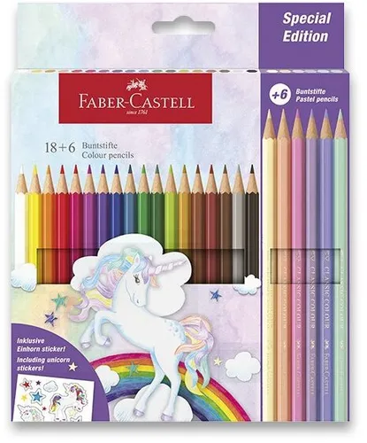 FABER-CASTELL Unicorn, 24 Farben