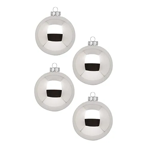 Weihnachtsbaumschmuck Silber von INGE-GLAS