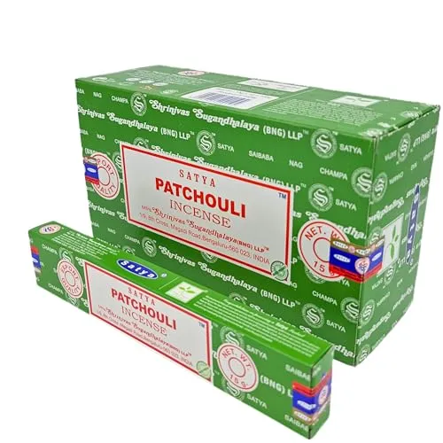 Satya Räucherstäbchen x LAVISA, Meditation, Aromatherapie, Duft (Patchouli)