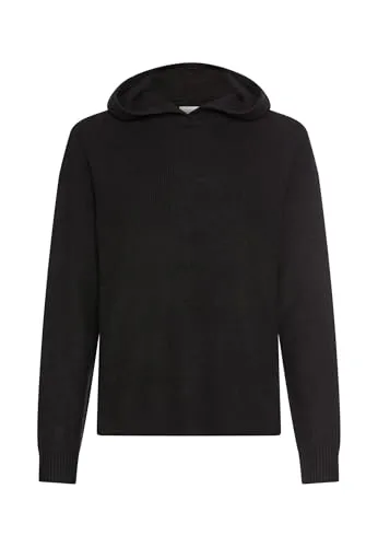 camel active Damen Strickpullover mit Kapuze Kaviar von camel active