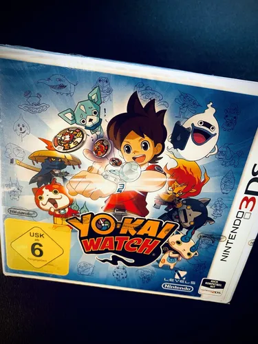 Yo-Kai Watch für Nintendo 3DS - Rollenspiel für Nintendo 3DS, entdecke die Welt der Yo-Kai und löse spannende Rätsel, geeignet für Spieler ab 6 Jahren.