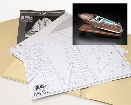 Krick AMATI Bauplan Sportboot (RIVA) 1:10 / 91284