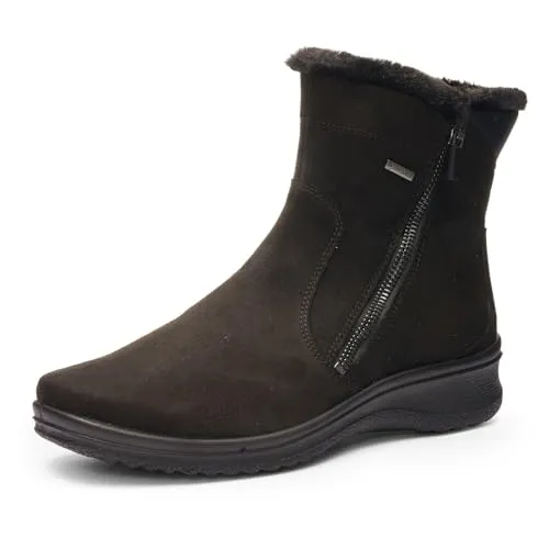 ARA Damen München Stiefeletten - Wasserdicht und atmungsaktiv dank Gore-Tex, ideal für kalte Tage mit flauschigem Warmfutter und rutschhemmender Sohle