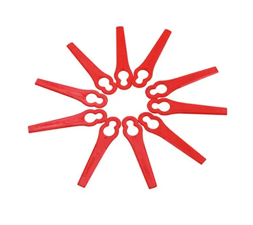 100x Kunststoffmesser Ersatzmesser/Messer/Nylon passt für Akku Rasentrimmer an