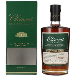 Clément Rhum Vieux Agricole PRIVATE CASK Pedro Ximénez 60,8% Vol. 0,7l Geschenkbox