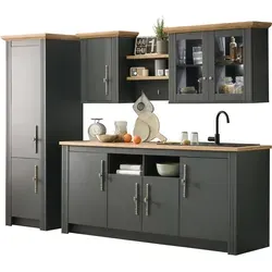 KOCHSTATION Küche KS-Westminster 270 cm, grau von Kochstation