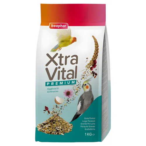 Beaphar XtraVital Großsittich 1 kg für Vögel, UVP 9,99 EUR, NEU