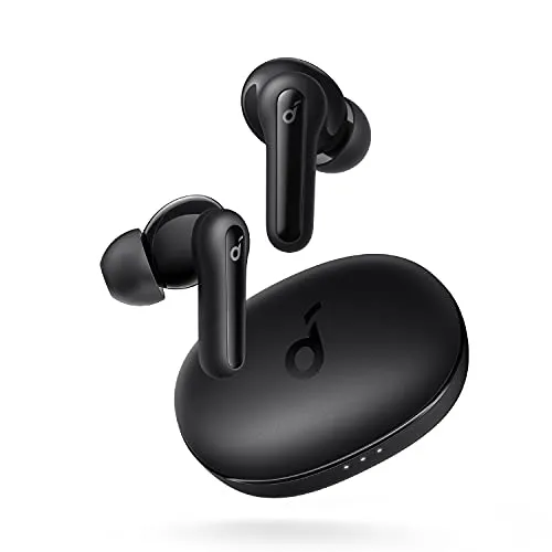 soundcore by Anker P2 Mini Bluetooth Kopfhörer - In-Ear Kopfhörer mit 10mm Audiotreiber für intensiven Bass, Bluetooth 5.2, 32 Std Akku und minimalistisches Design – ideal für Musikliebhaber und Vieltelefonierer.