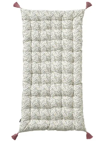 vertbaudet Bodenkissen Kinderzimmer Bodenmatratze BLUMENZAUBER, mit Quasten, Blumenprint