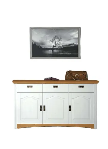 OTTO home Kommode Konrad, massive Kiefer, 156 cm, mit Schubladen