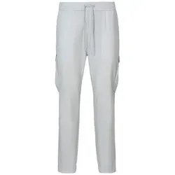 BOSS GREEN Cargohose T Urbanex-CargoLight mit elastischem Bund und Kordelzug Cargohose Sweatpants Stretchhose grau 50