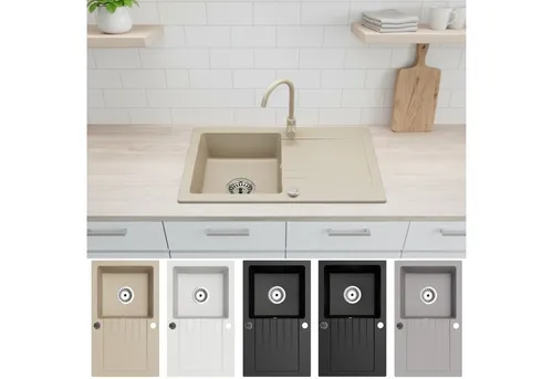 Faizee Möbel Granitspüle 75x45 cm in beige von Faizee Möbel