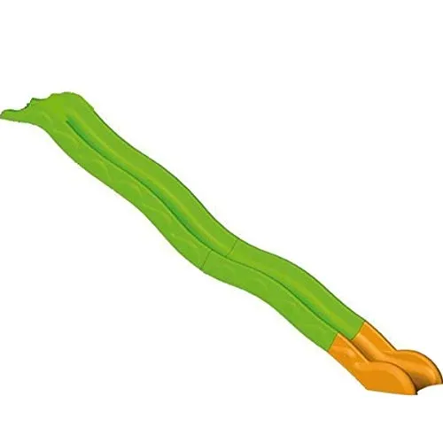 Hangrutsche 3,80 m – Sicherer Rutschspaß mit Doppel-Welle - Freistehende Rutsche mit 3,80 m Länge für spannende Abfahrten, max. 200 kg Belastung, Sicherheitsauslauf und einfache Montage – ideal für Garten und Spielplatz.