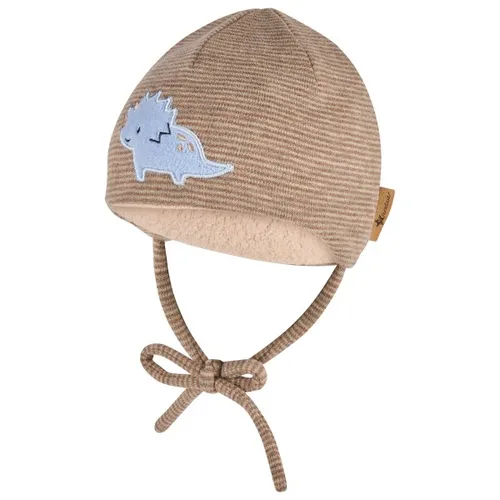 Sterntaler - Kid's Beanie Dino Embroidery - Mütze Gr 39 cm beige/braun