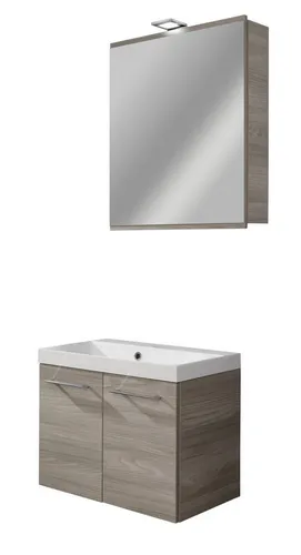 Fackelmann LIMA Badmöbel Set 3-tlg 60 cm Braun von Fackelmann