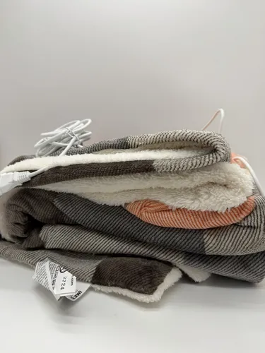 Imetec CaldoPlaid Tartan Festival, beheizbare Decke, weiche Heizdecke 160 x 120