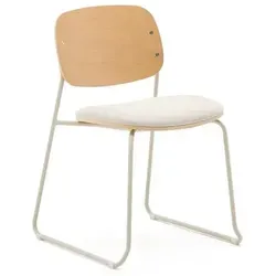 Kave Home Stuhl Meli Stoff Beige