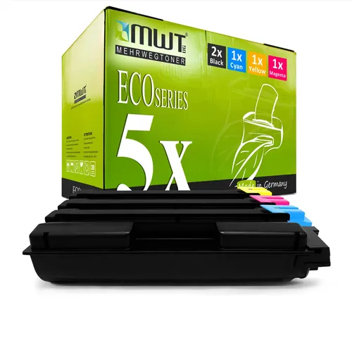 5x Toner f�r Kyocera Ecosys ECOSYS M 6035 6535 cidn, TK5150 CMYK