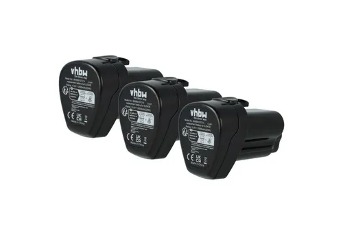 vhbw Akku passend für Metabo PowerMaxx ULA LED Elektrowerkzeug (2 Ah, 10,8 Akku Akku Li-Ion 2000 mAh (10,8 V), Leistungsfähige Austausch-Akkus für Werkzeug Powertools wie