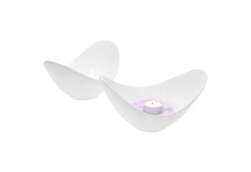 van Well Servierschale 2er Set Schale oval/ wannenförmig Serie Büfett - 3681090, Porzellan