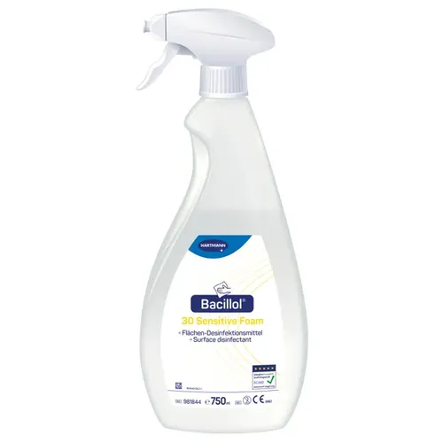 Paul Hartmann AG BODE Bacillol 30 Sensitive Foam 750 ml Flächendesinfektionsmittel mit Schaumsprühkopf 9816903