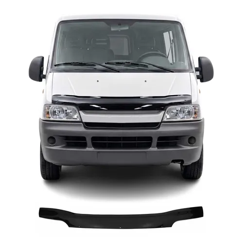 Motorhaube Deflektor für Peugeot Boxer 2002-06 - Haubenbra & Schutzteile: Effektiver Steinschlagschutz und Insektenschutz, langlebig aus Acryl-Mischung, für eine optimale Fahrzeugpflege