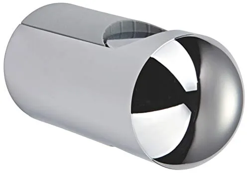 GROHE Brausestangenhalter 48100000 - Handbrausen-Zubehör mit langlebiger Chrom-Oberfläche, ideal für Brausestangen mit Ø 22 mm und variabler oberer Konsole.