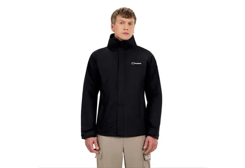Berghaus Herren Rg Alpha 2.0 Jacke - Funktionsjacken, wasserdicht und atmungsaktiv, ideal für Outdoor-Abenteuer und täglichen Gebrauch, mit verstellbarer Kapuze und Handwärmertaschen für zusätzlichen Komfort.