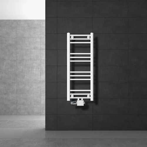 LuxeBath Badheizkörper Mittelanschluss 300x800 mm Weiß