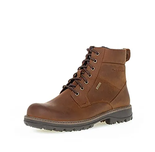 Pius Gabor Herren Boots,Schnürschuhe,Gore TEX,Extragrip,Latex Wechselfußbett,Wollfutter,Reißverschluss,Halbschuhe,bequem,Bison,41 EU / 7.5 UK
