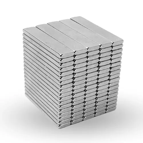 STRONG MAGNETS Neodym Würfel-Magnet - Extra stark - 10 Stück - 25mm x 5mm x 1,5mm - Für Magnettafel, Kühlschrank, Whiteboard, Pinnwand, Büro