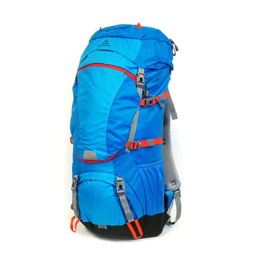 mapuera Camino Azul 40l Trekkingrucksack mit Frontöffnung - Hochwertiger 40L Trekkingrucksack mit 3-Wege-Zugriff für schnellen Zugriff. Ideal für mehrtägige Touren, inklusive Regenhülle, ergonomischem Rückensystem und praktischen Fächern für optimale Organisation.