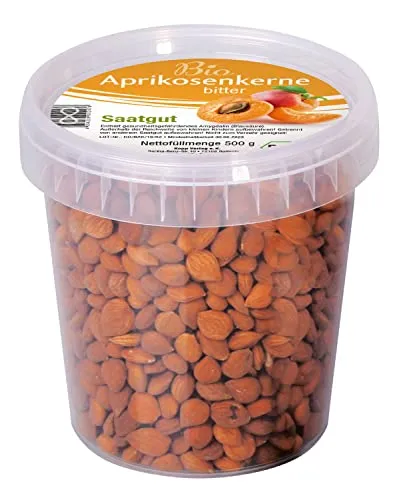 Bio-Aprikosenkerne bitter Saatgut | 500 g | Wildsammlung - Obstsamen & -pflanzen, hochwertige Bio-Qualität aus Wildsammlung, naturbelassen und sonnengetrocknet für maximale Energiebewahrung.