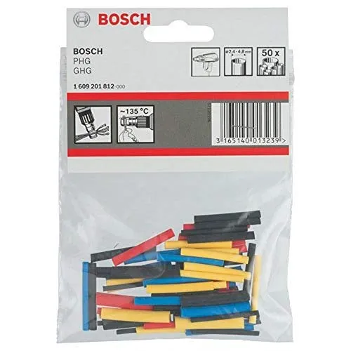 Bosch Zubehör 1609201812 Schrumpfschlauch 2,4-4,8 mm in weiß von Bosch