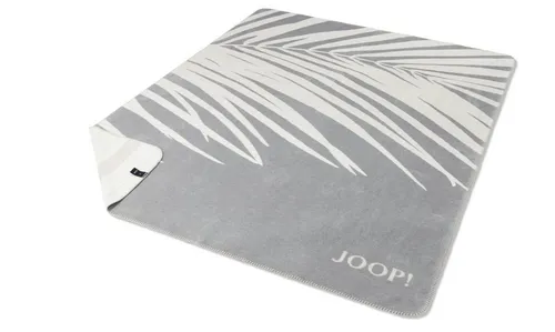 Wohndecke Leaf Neue Kollektion 2024, JOOP! in grau von JOOP!