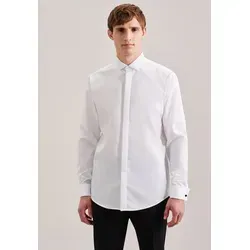 seidensticker Smokinghemd Schwarze Rose Gala Uni weiß S (37)