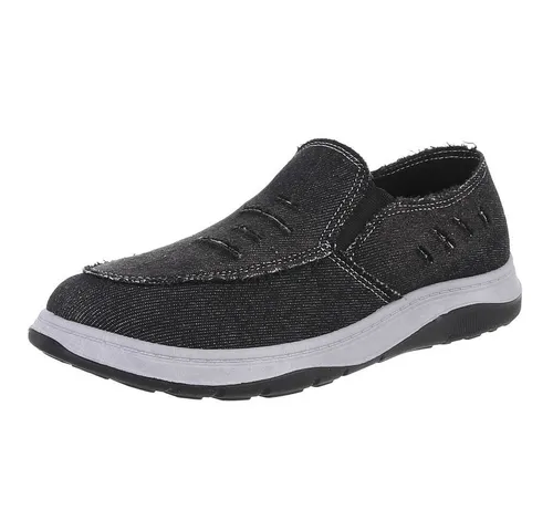 Coolwalk Lässiger Herrenschuh mit elastischem Einstieg und Komfort Slipper (89951979) Flach Slipper in Schwarz