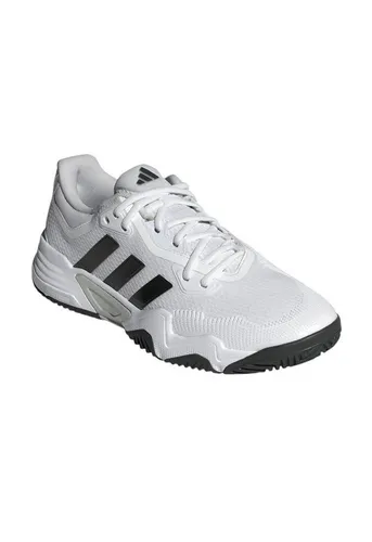 adidas Tennisschuhe SoleMatch Control 2 Allcourt 2025 - Weiß/Schwarz, Herren Größe 46 (11,5) - Tennisschuhe mit adidas BOOST Dämpfung für maximalen Komfort und Energie bis zum letzten Satz. Torsion System sorgt für Stabilität bei schnellen Bewegungen. Ideal für anspruchsvolle Matches.