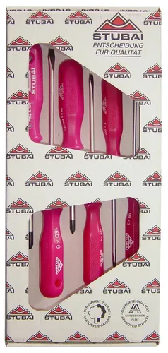 Stubai Schraubendrehersatz Schraubendreher Set Schraubenzieher 6-tlg Flach Kreuz