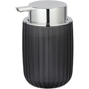 Wenko Seifenspender Agropoli, 24490100, stehend, Kunststoff, grau, 250ml