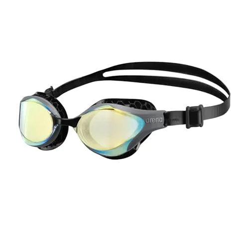 ARENA Schwimmbrille AIR-Bold Swipe Mirror 006832 - Schwimmbrille mit innovativer Swipe-Antibeschlagtechnologie für langanhaltend klare Sicht und superleichten Air Seals für optimalen Komfort. Ideal für Fitnessschwimmer und Triathleten.