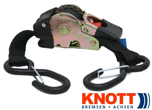 Autom. Spanngurt Knott Zurrfix Plus 500 Zurrgurt 1,8m 25mm selbstaufrollend Gurt