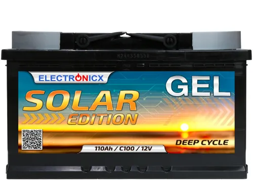 Electronicx Solar Edition 12V 110AH Solarbatterie