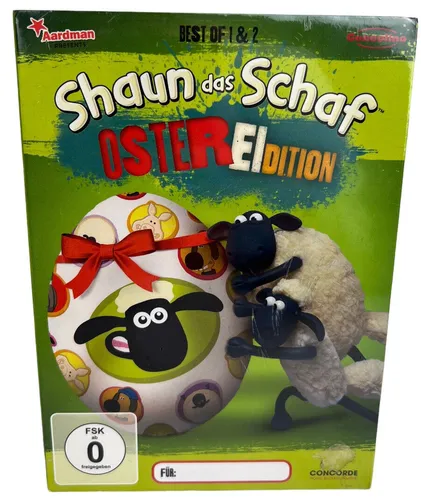Shaun das Schaf Best of 1 und 2 Oster Eidition 2 DVD´s ca. 140 min + Bonus NEU