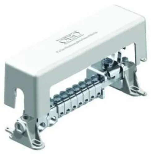 OBO Bettermann 1801217mm grau Potentialausgleichsschiene - VDE-konforme Potentialausgleichsschiene, ideal für sichere Elektroinstallationen in verschiedenen Anwendungen.