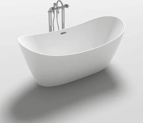 Home Deluxe Badewanne Ovalo, freistehend - Sanitäranlagen & Zubehör, die erschwingliche Premium-Badewanne für entspannende Schaumbäder nach einem langen Arbeitstag.